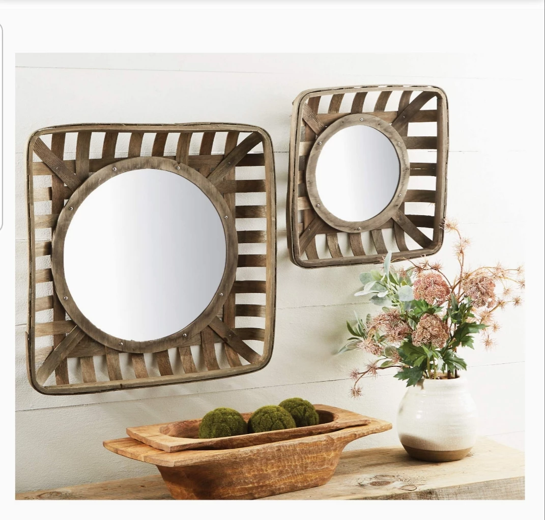 NEW! (Retail $328+) 2 Huge Wooden Bowls - 24" & 20", Home Decor image indicator(4)