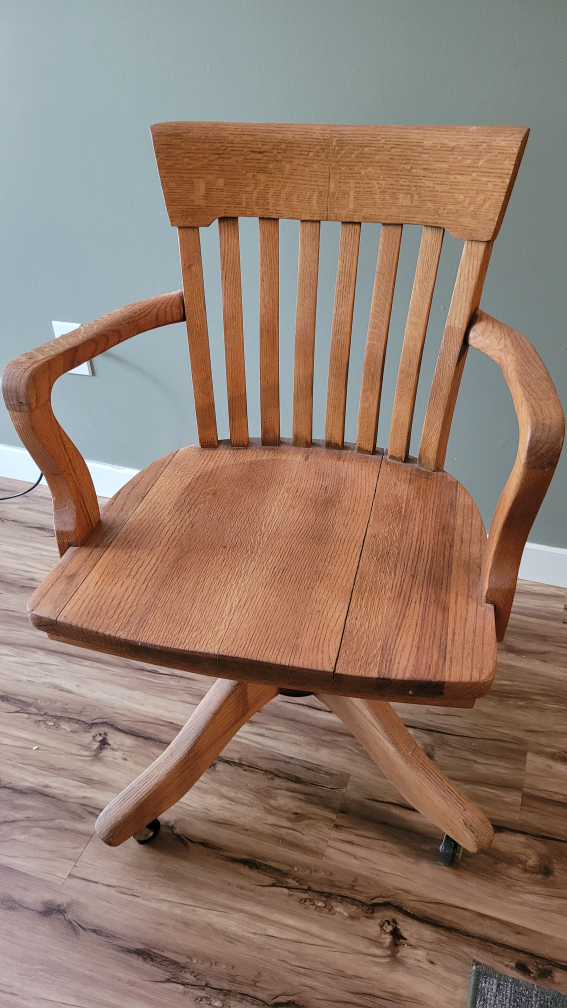 Antique office chair