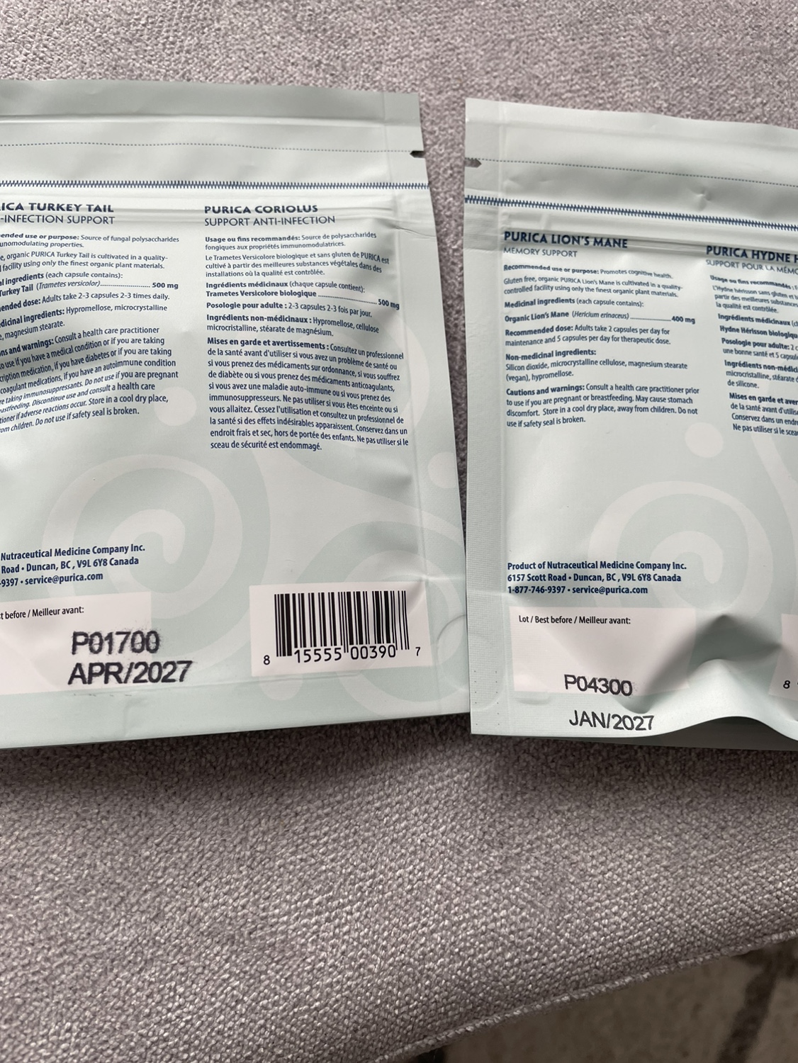 Medicinal mushrooms - turkey tail & lions mane supplement image indicator(4)