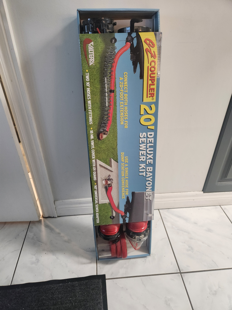 20 ft deluxe  trailer sewer kit .