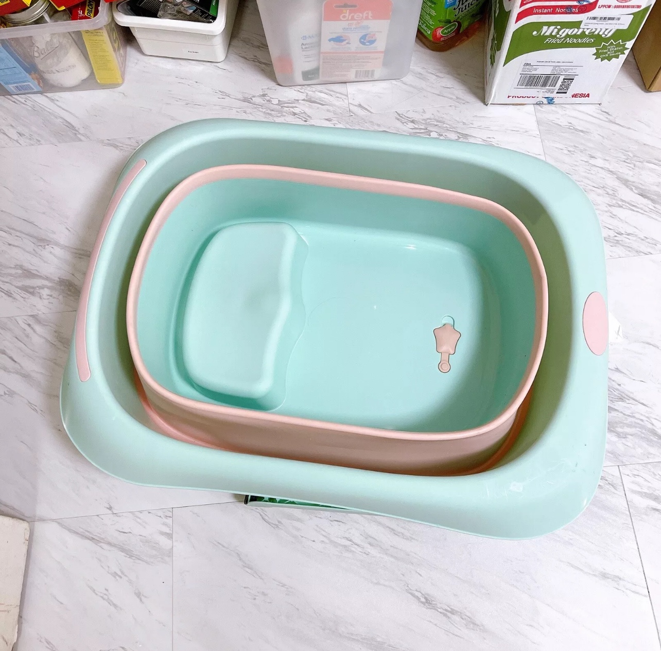 Baby bath Tub - Collapsible Bathtub image indicator(4)