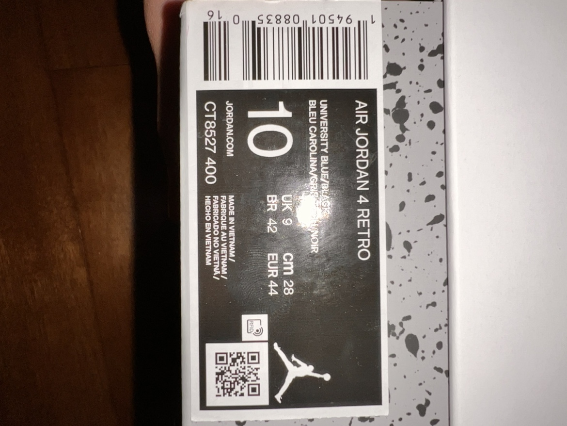 Jordan 4 Retro University Blue image indicator(8)