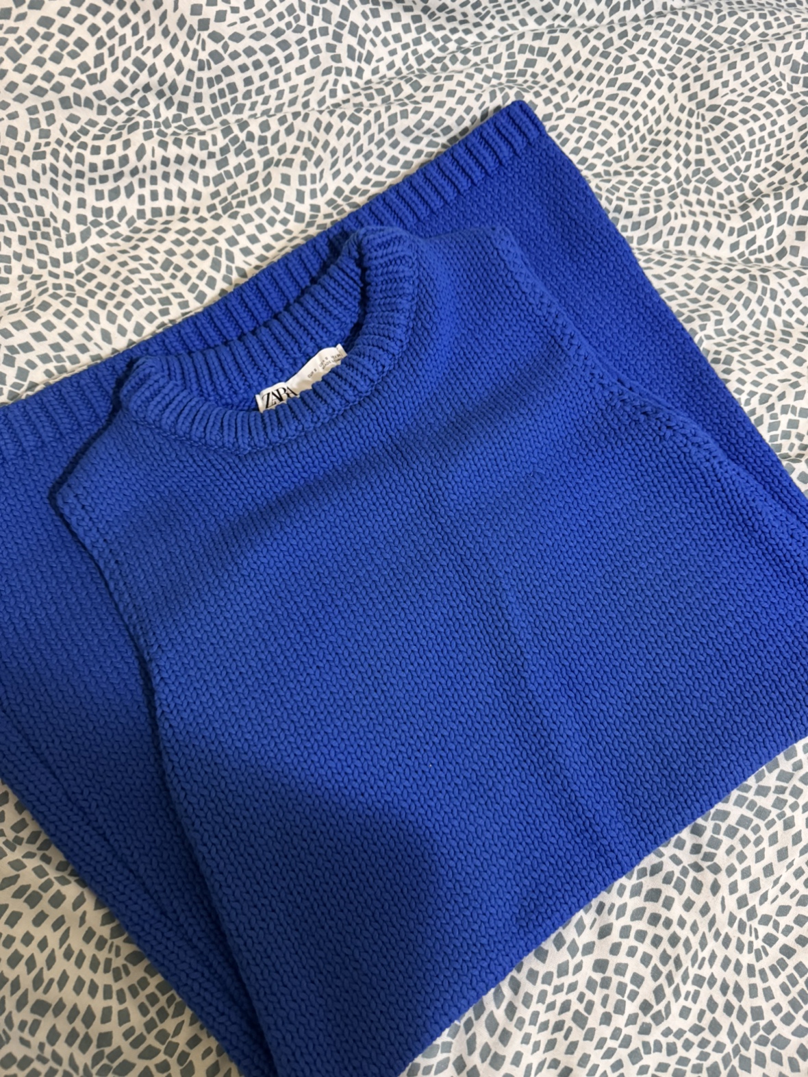 Blue knitwear dress - photo 5
