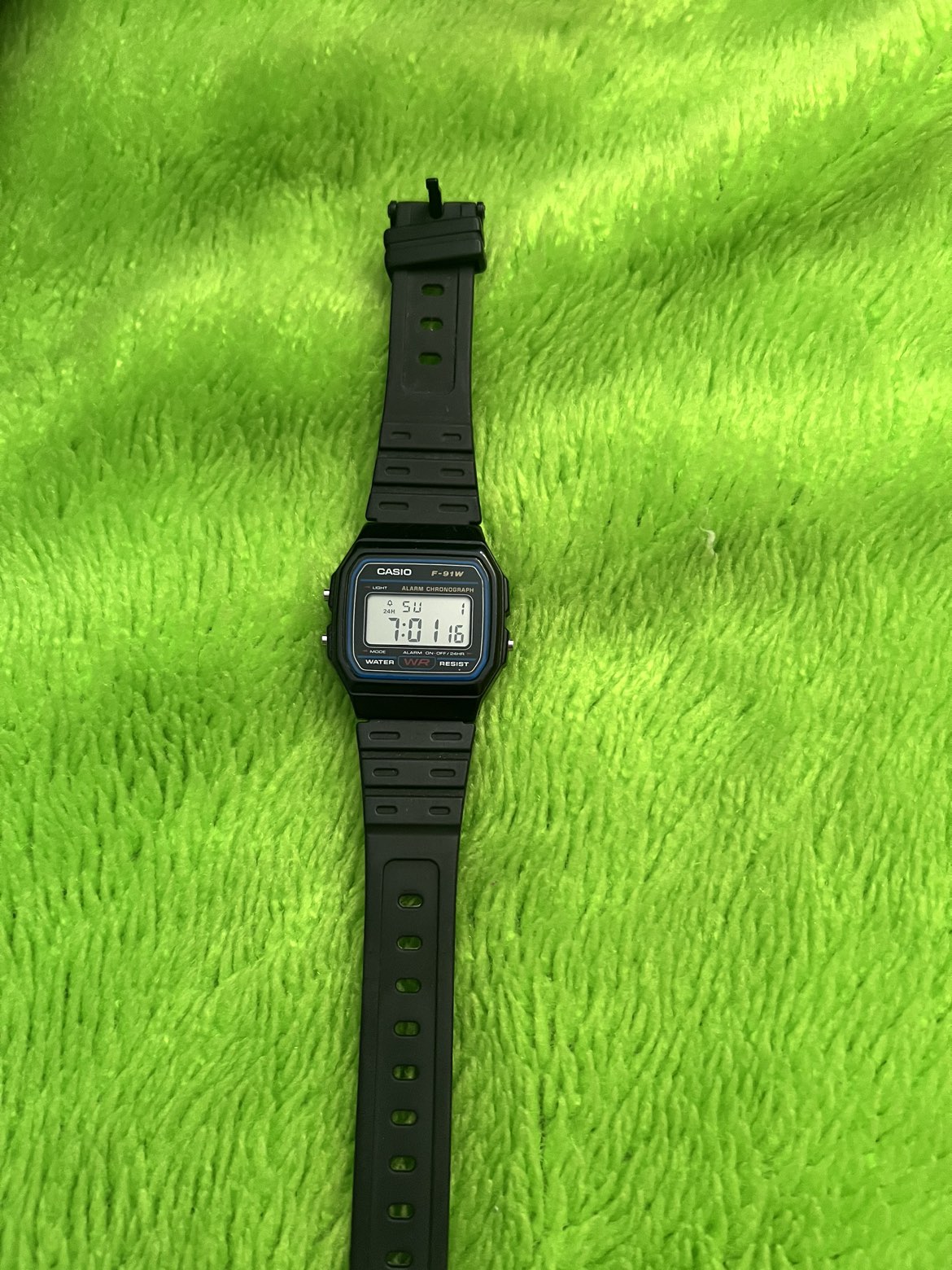 Unisex Black Casio with timer and alarm clock thumbnail