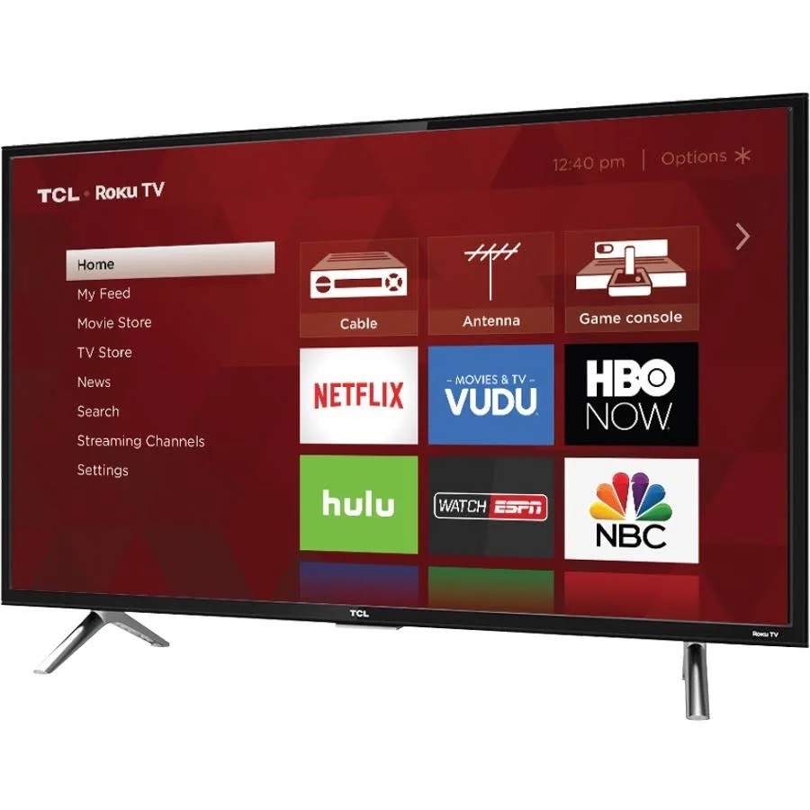 40 Inch TV - TCL 40S325 with Roku
