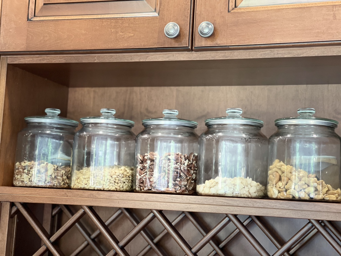 IKEA glass jars