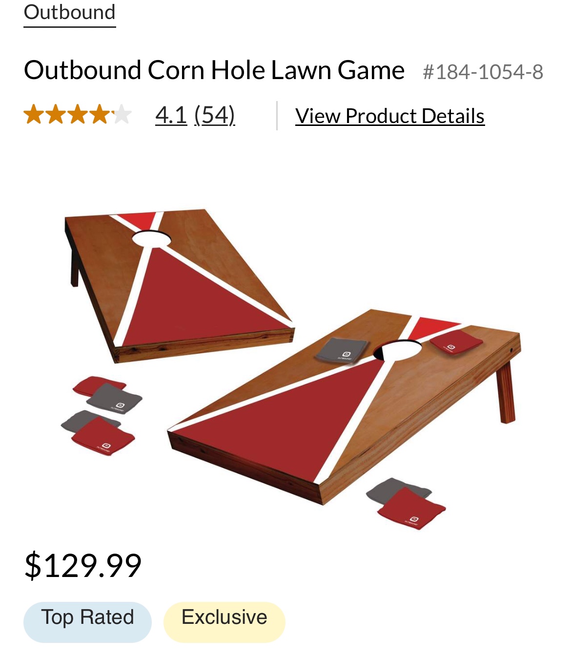 Cornhole (no bean bags)