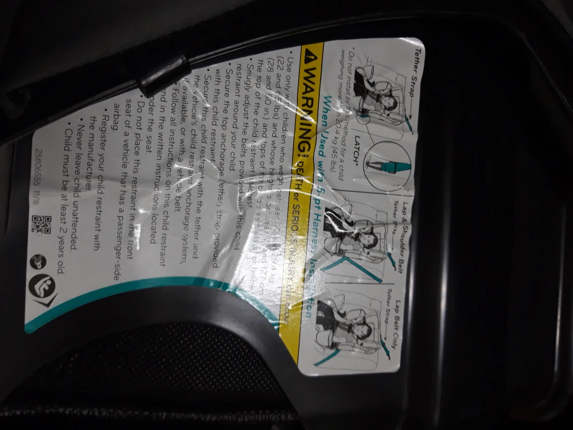 Evenflo Car Seat/Booster image indicator(5)