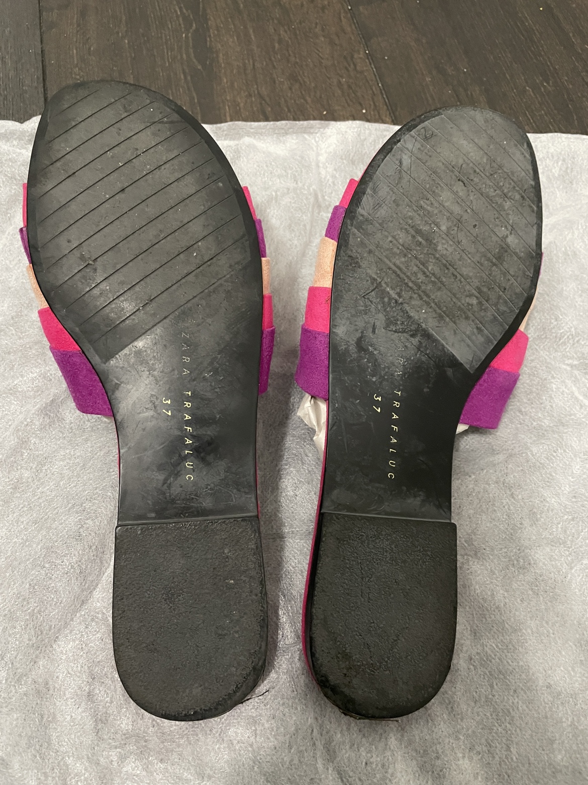 Zara coloured flat sandals image indicator(2)