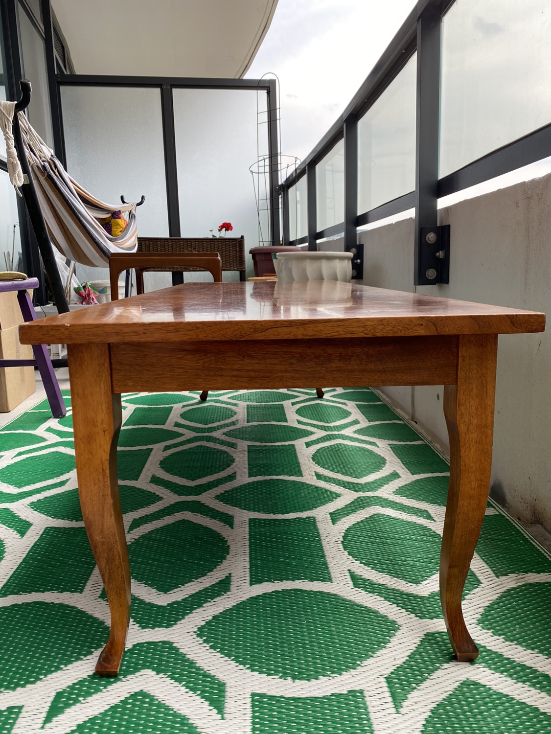 Solid wood coffee table - photo 2