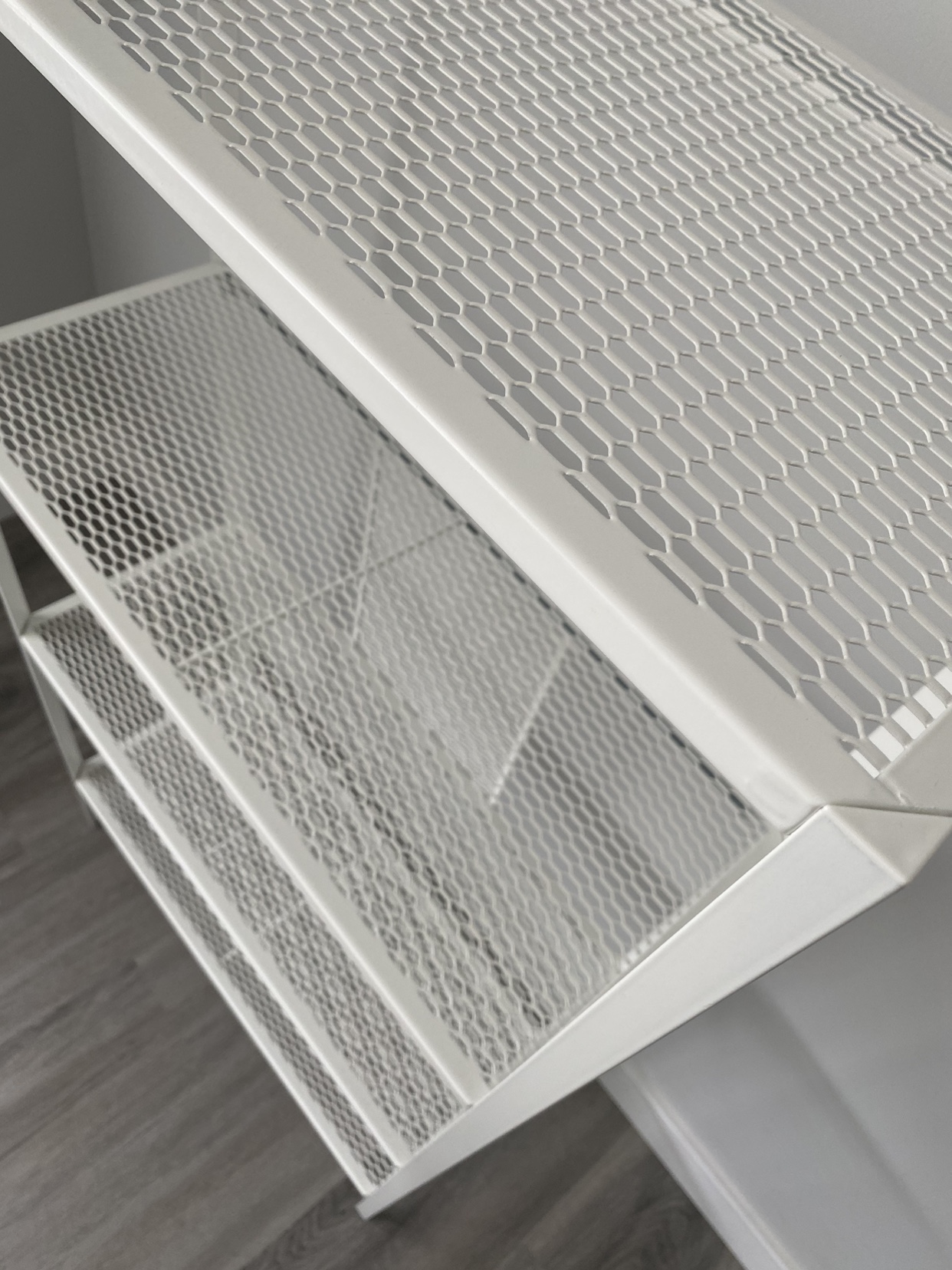 BAGGEBO Shelf unit, metal/white - photo 3