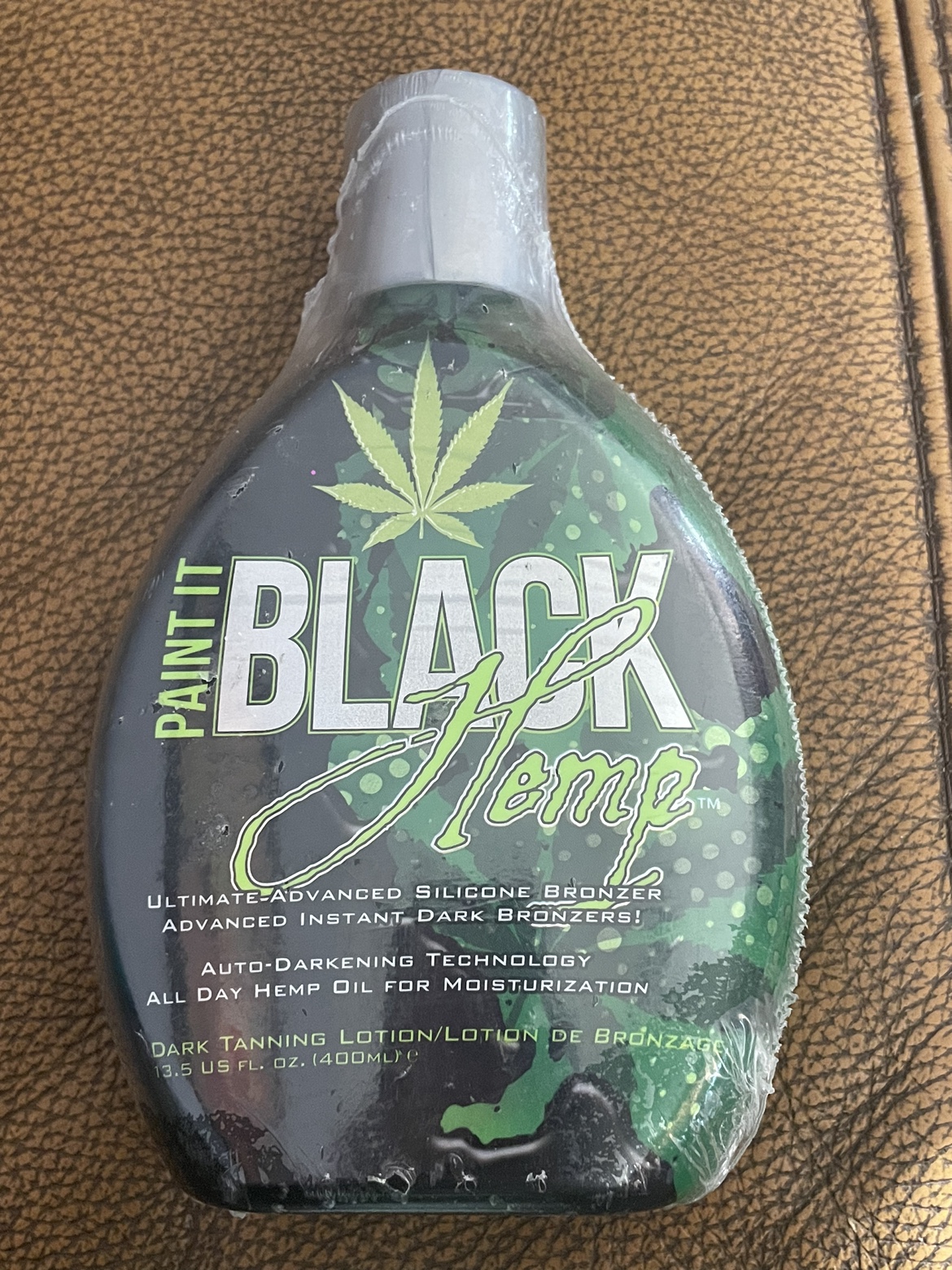 Black Hemp Tanning Lotion 400ml