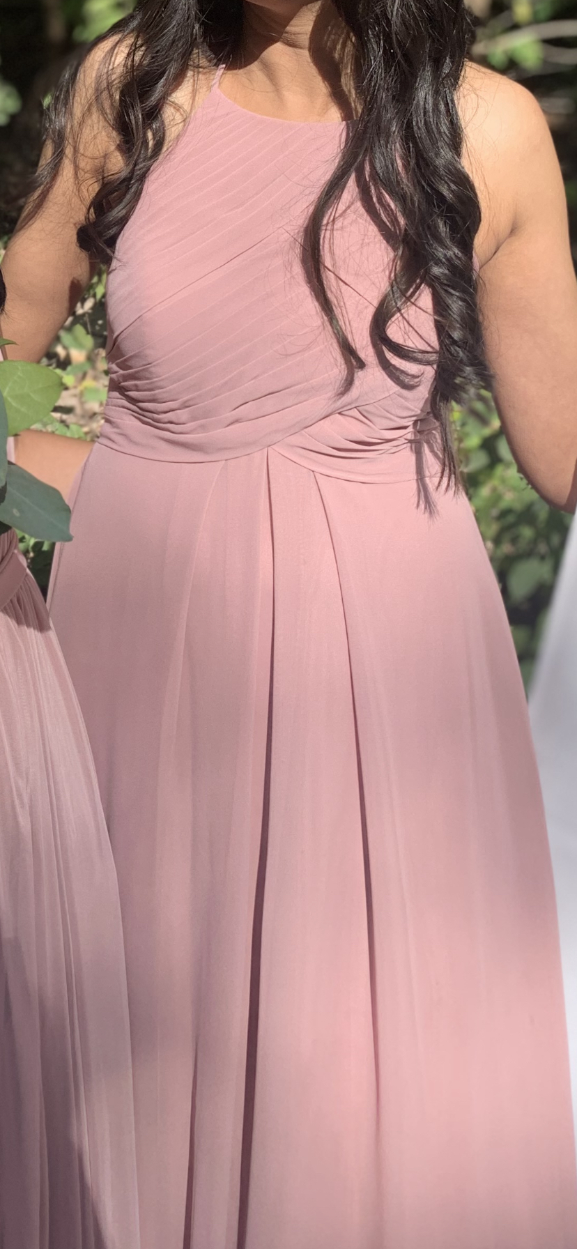 Rose pink dress from Azazie