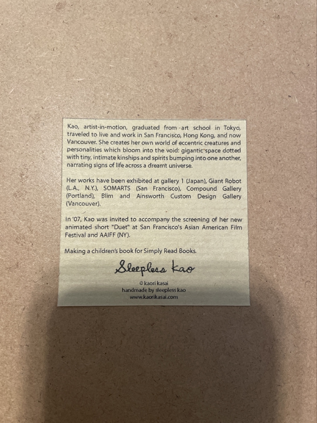 Sleepless Kao Framed Prints (Medium) image indicator(2)