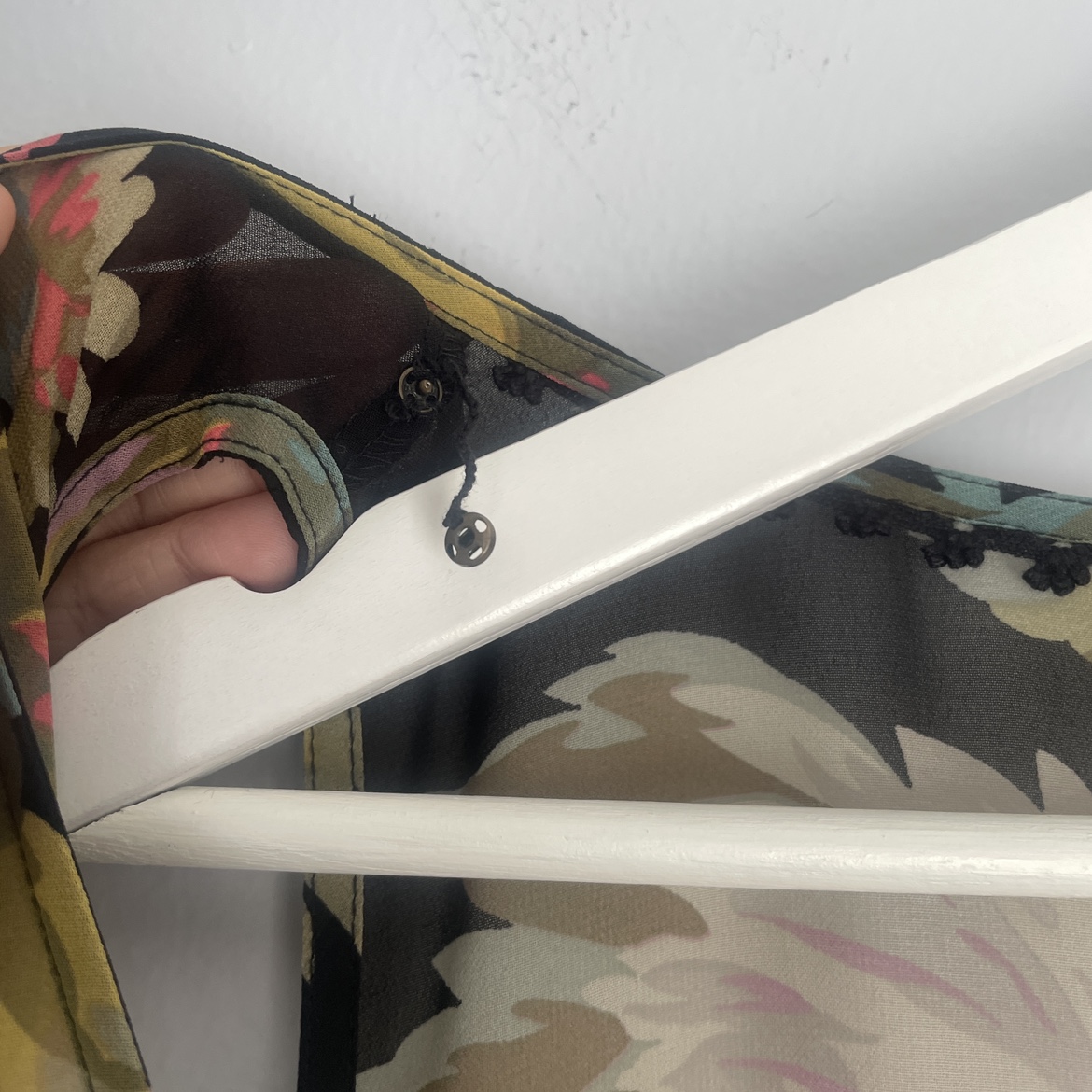 Anthropologie Maeve Black Floral Violetta Dress Size Medium image indicator(7)