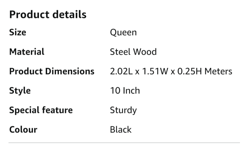 Queen Size Bed Frame - photo 5