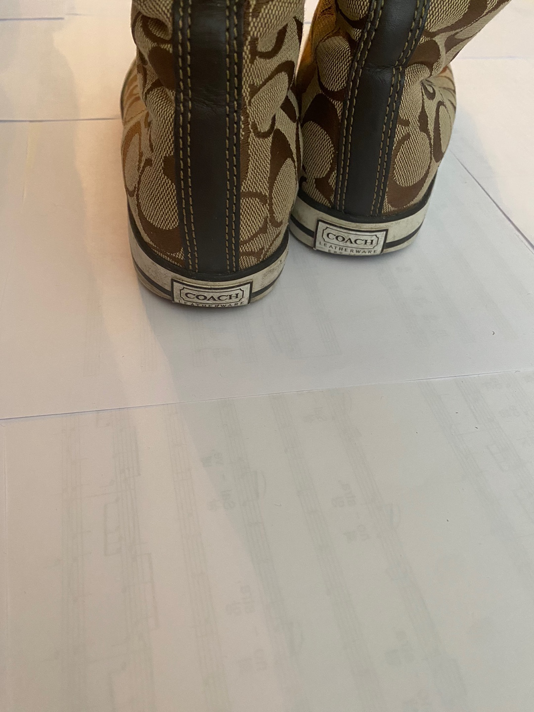 Coach high top sneaker boots image indicator(3)