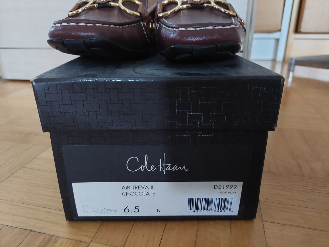 Cole Haan size 6.5 brown loafers Nike Air Treva - photo 3