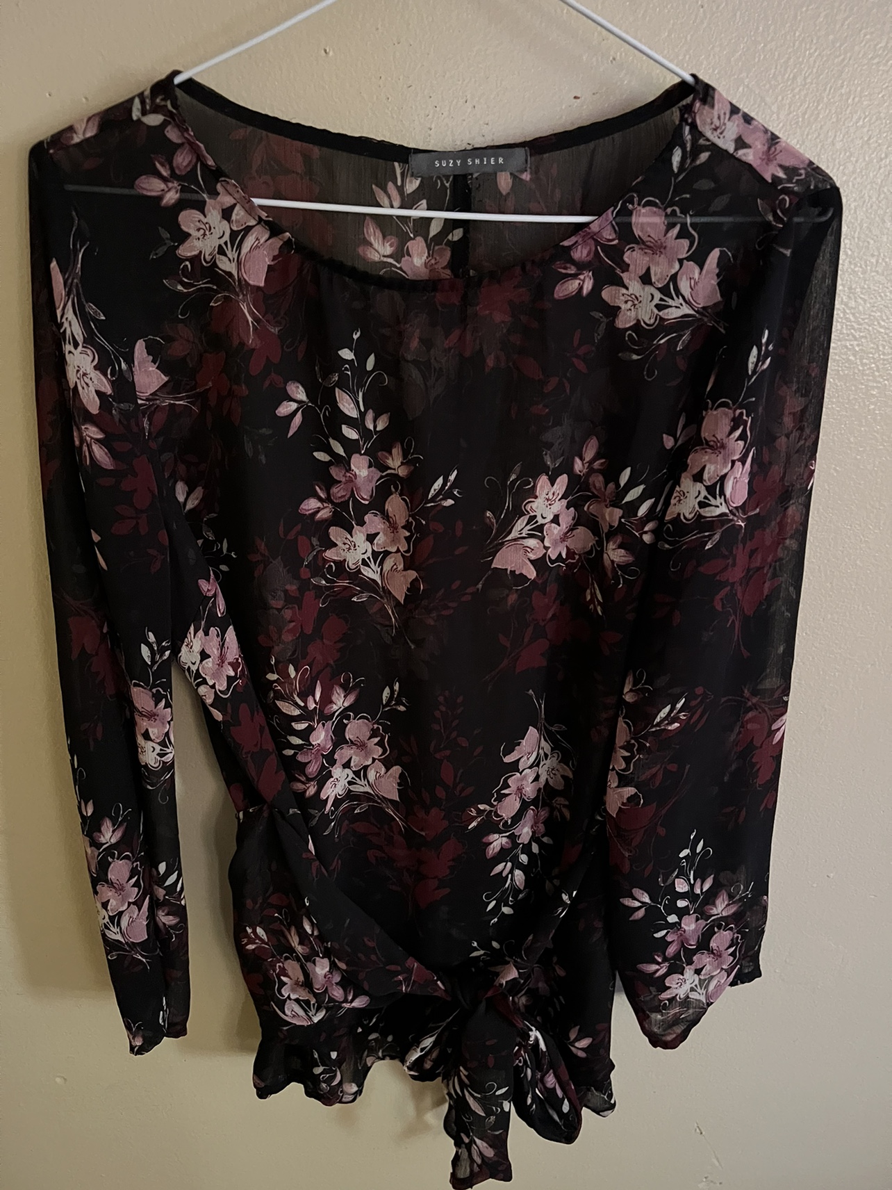 floral blouse