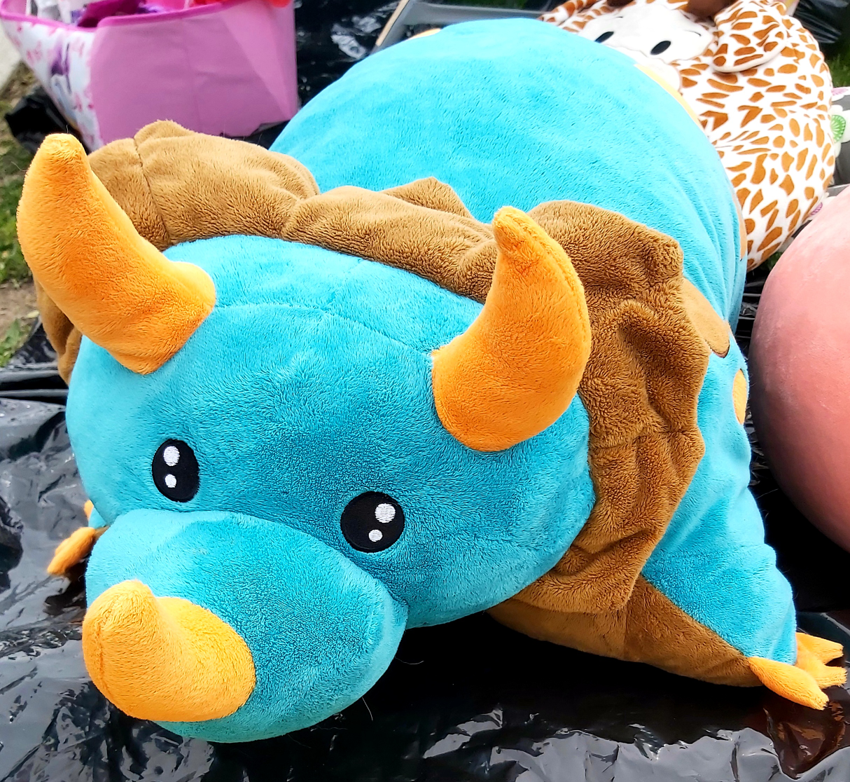Extra large pillow dinosaur