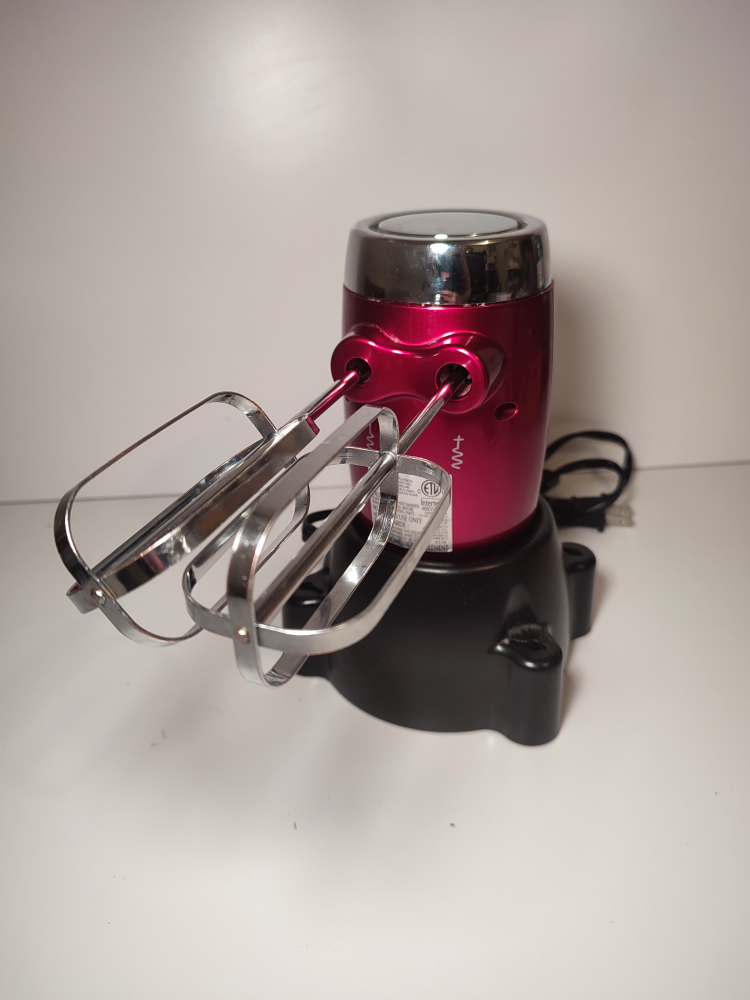 BETTY CROCKER 7-Speed Hand Mixer - Metallic Red, 250W image indicator(4)