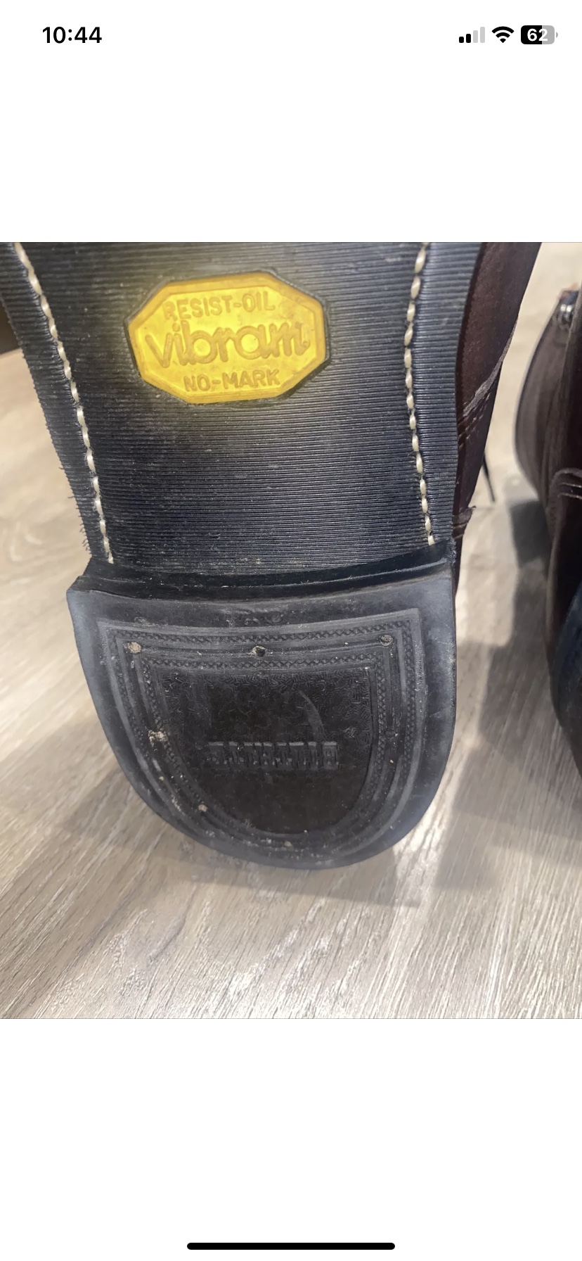 BRAHMA Canada West Boots Leather Granny Laced Kilt Fringe US 12 image indicator(9)