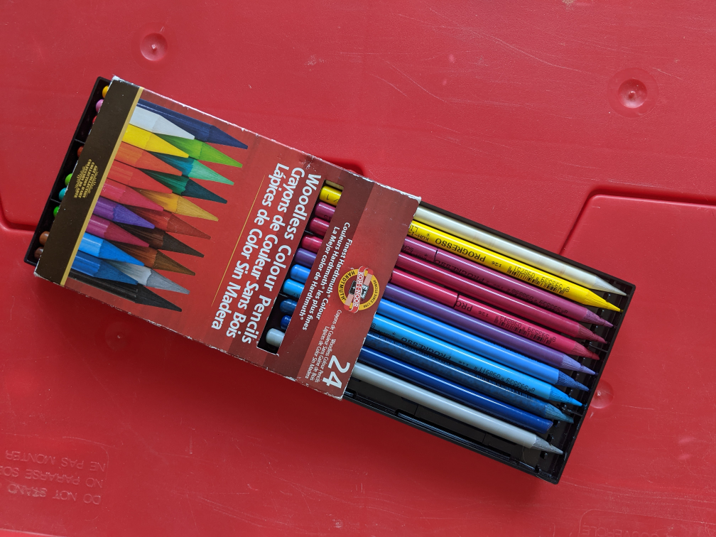 Broken coloured pencils 📝 Moving Sale! image indicator(2)