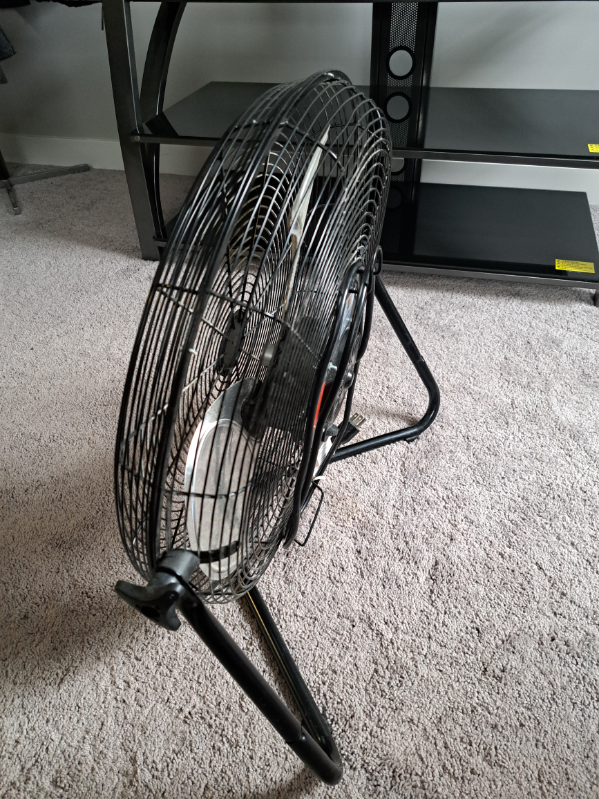 Commercial Electric 20-inch 3-Speed High Velocity Floor Fan - photo 2