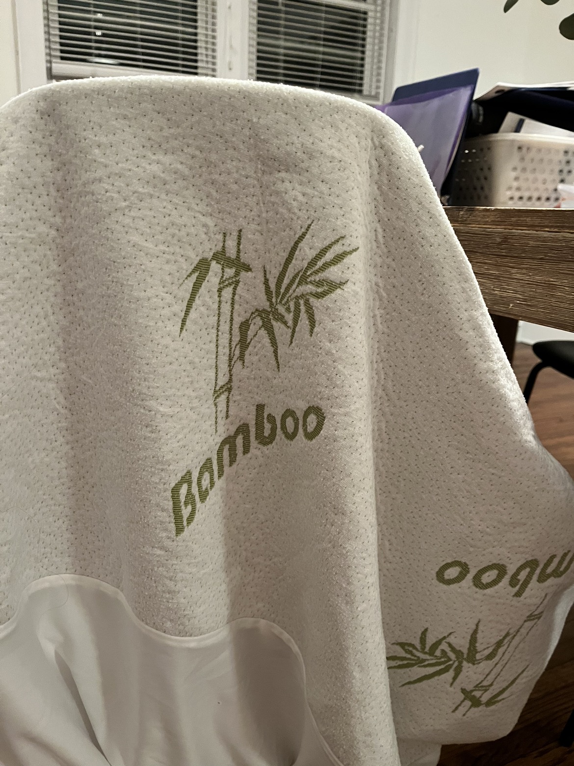 Twin bed mattress protector- bamboo thumbnail