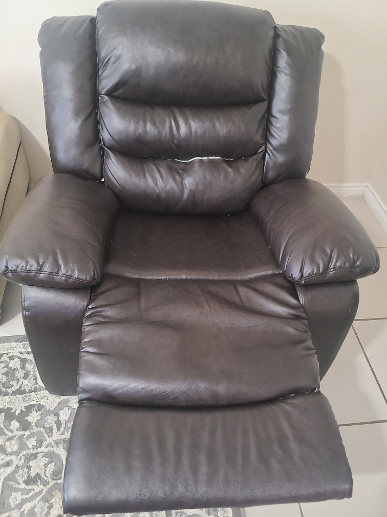 luxury leather recliner sofa - photo 2