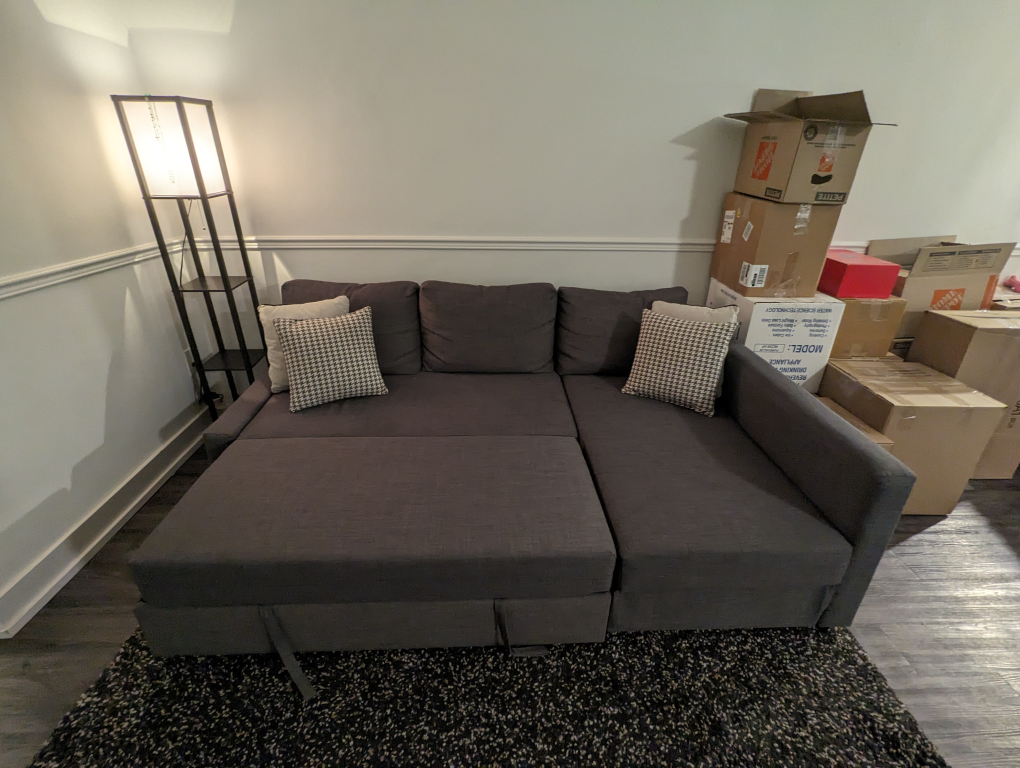 Pull out couch available.