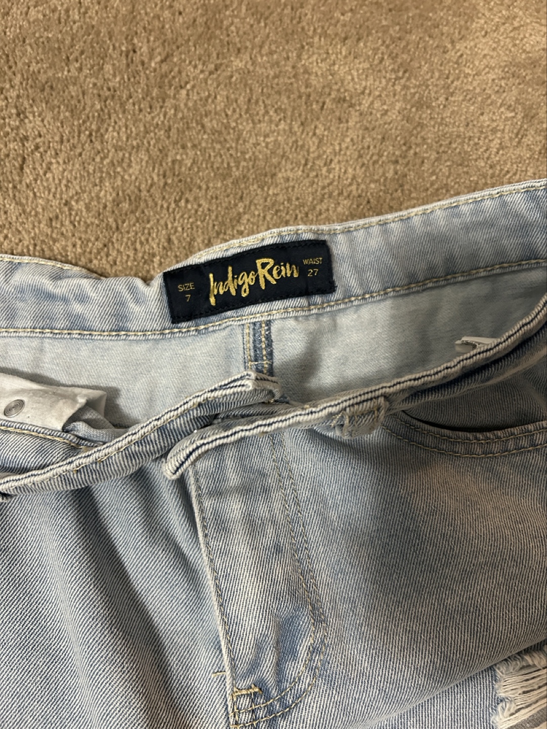 Denim shorts image indicator(3)