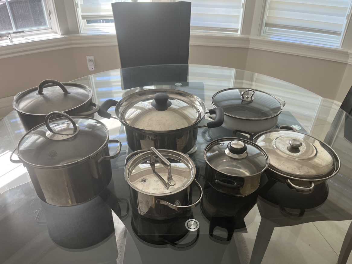 7 different pots bundle