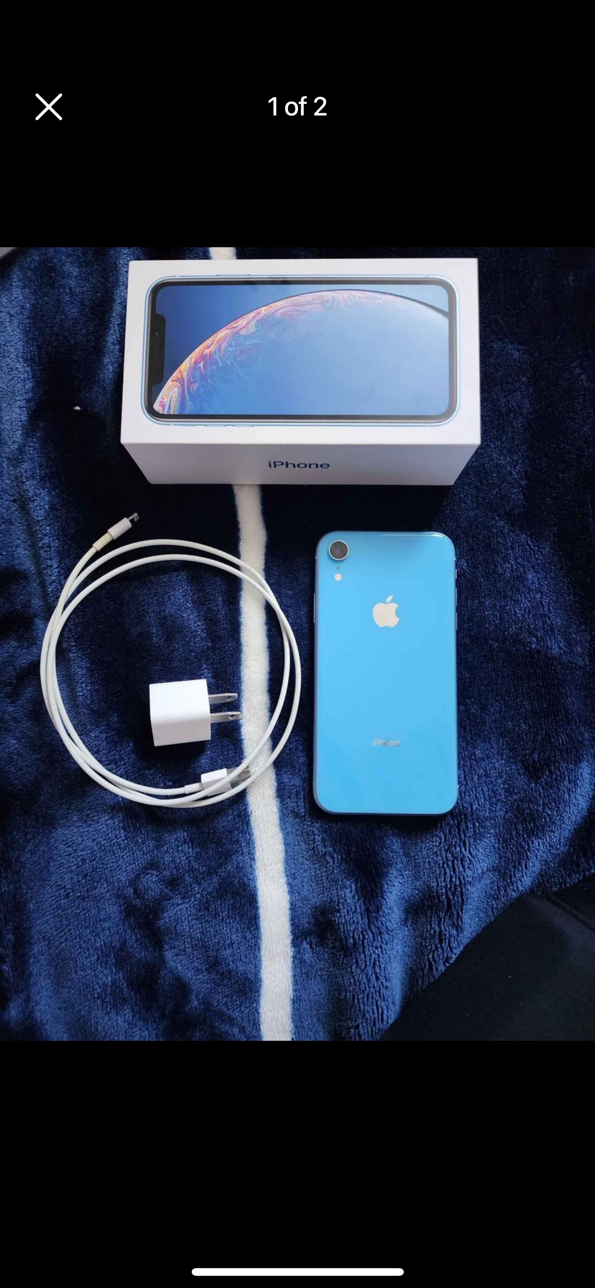 Iphone xr 64gb unlocked blue