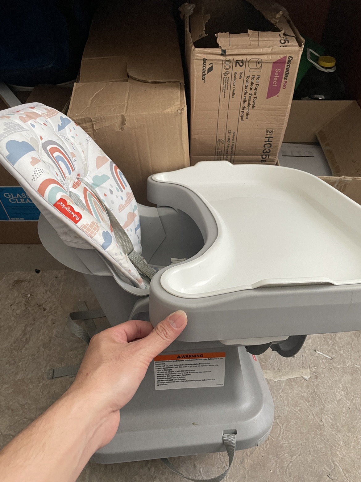 * Portable baby to toddler dining chair and booster seat image indicator(2)