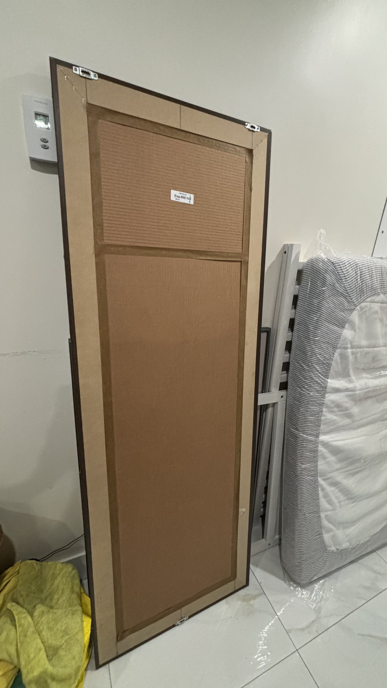 Brown Wooden frame Large mirror - photo 2