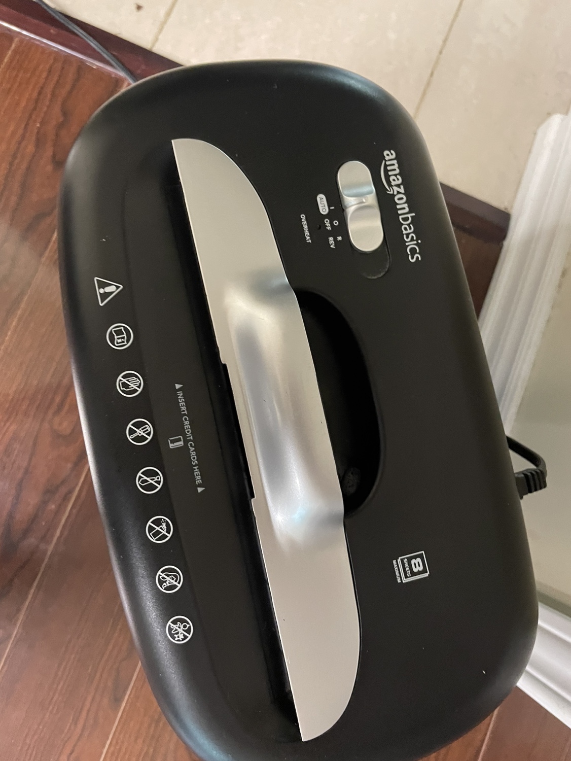 Paper shredder 8 sheets - photo 2