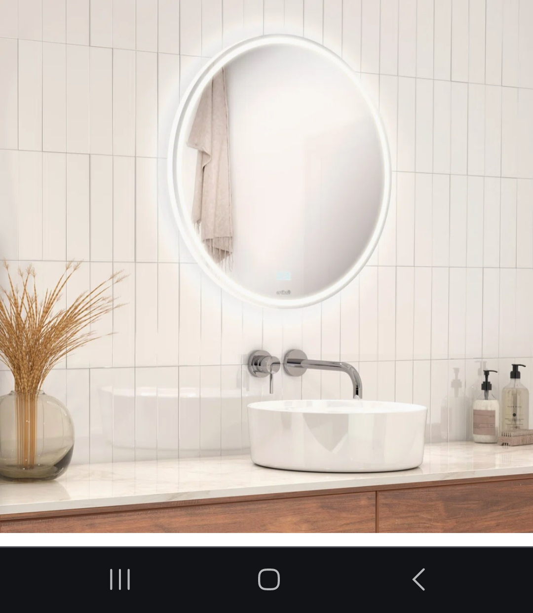 LED Mirtor ( Round) image indicator(2)