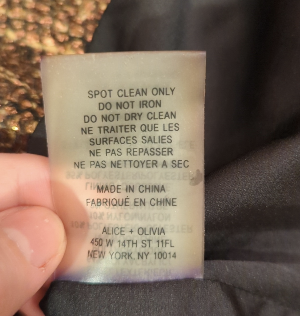 Alice and Olivia Bronze Tweed Blazer image indicator(7)