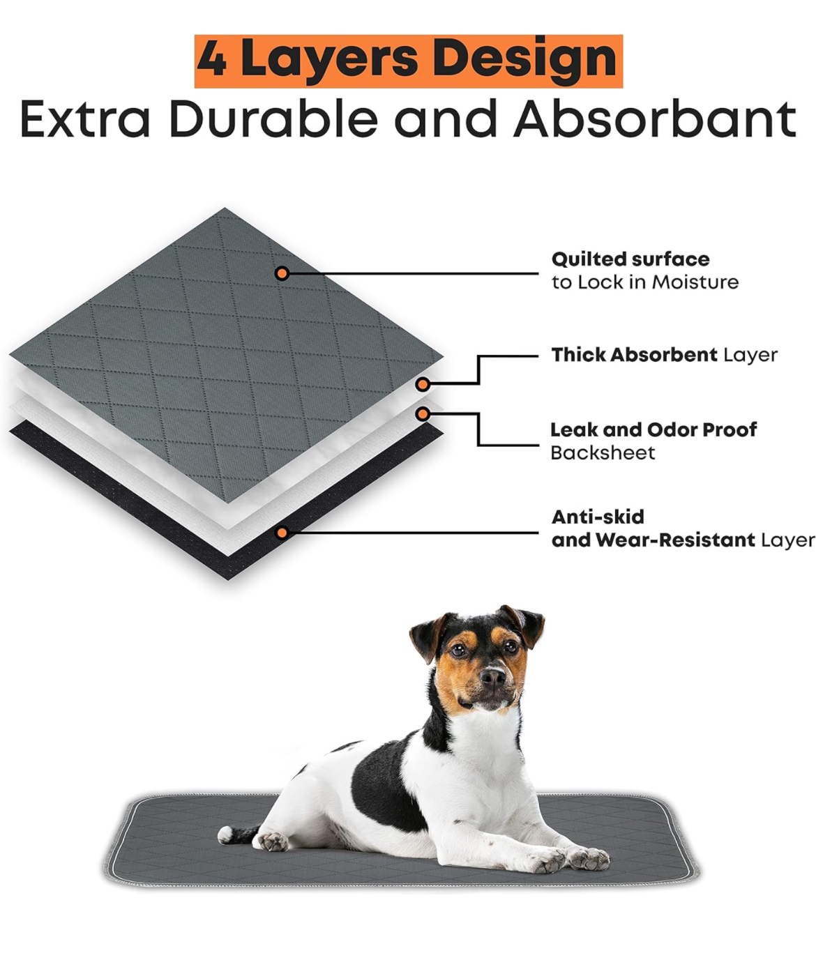 Washable dog training pads 2 pk L image indicator(3)