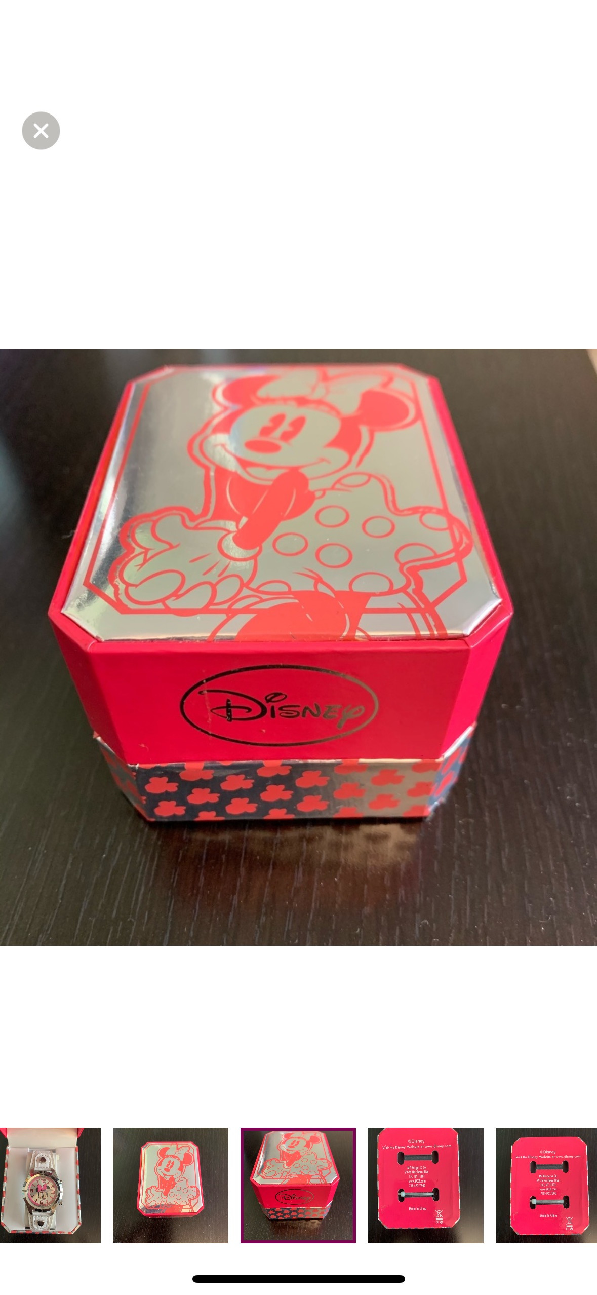 Never been used Minnie Mouse watch image indicator(4)