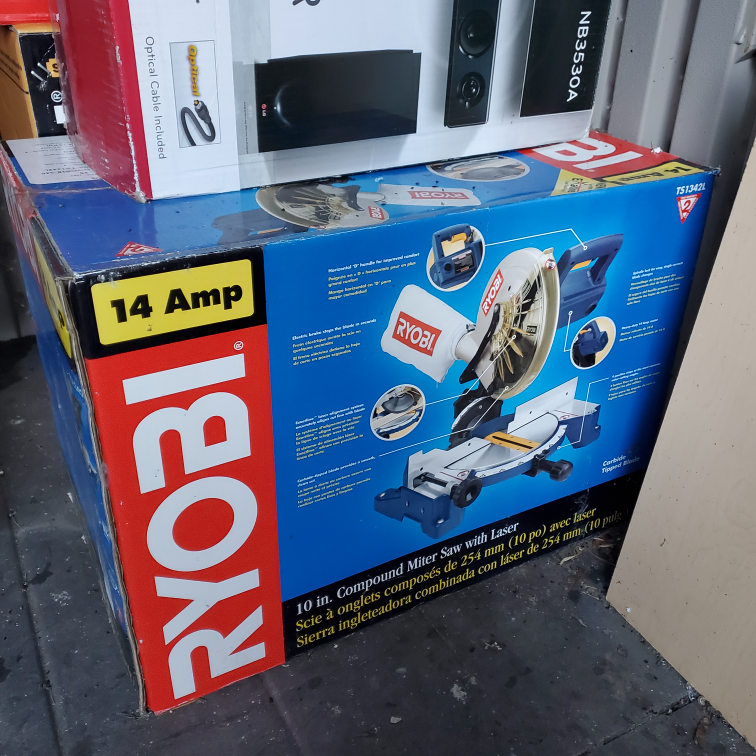 Ryobi 10 inch Compound Mitre Saw with laser 🧡 thumbnail