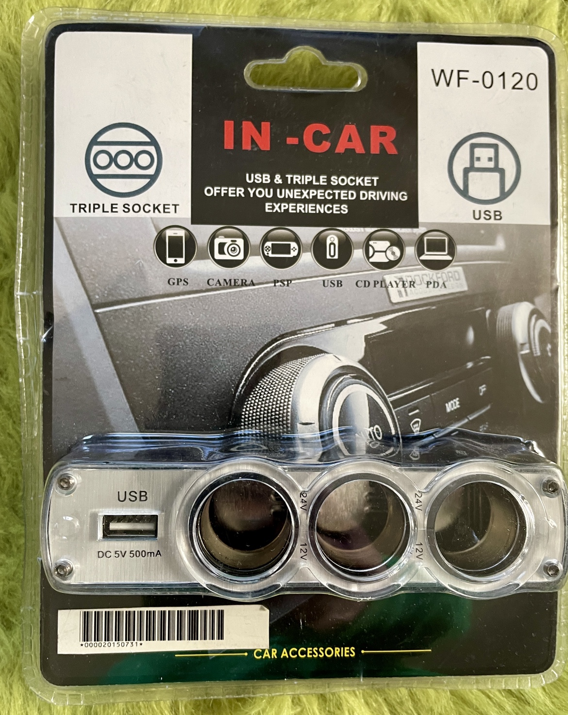 🧡 USB & TRIPLE SOCKET + BLIND SPOT MIRROR image indicator(2)