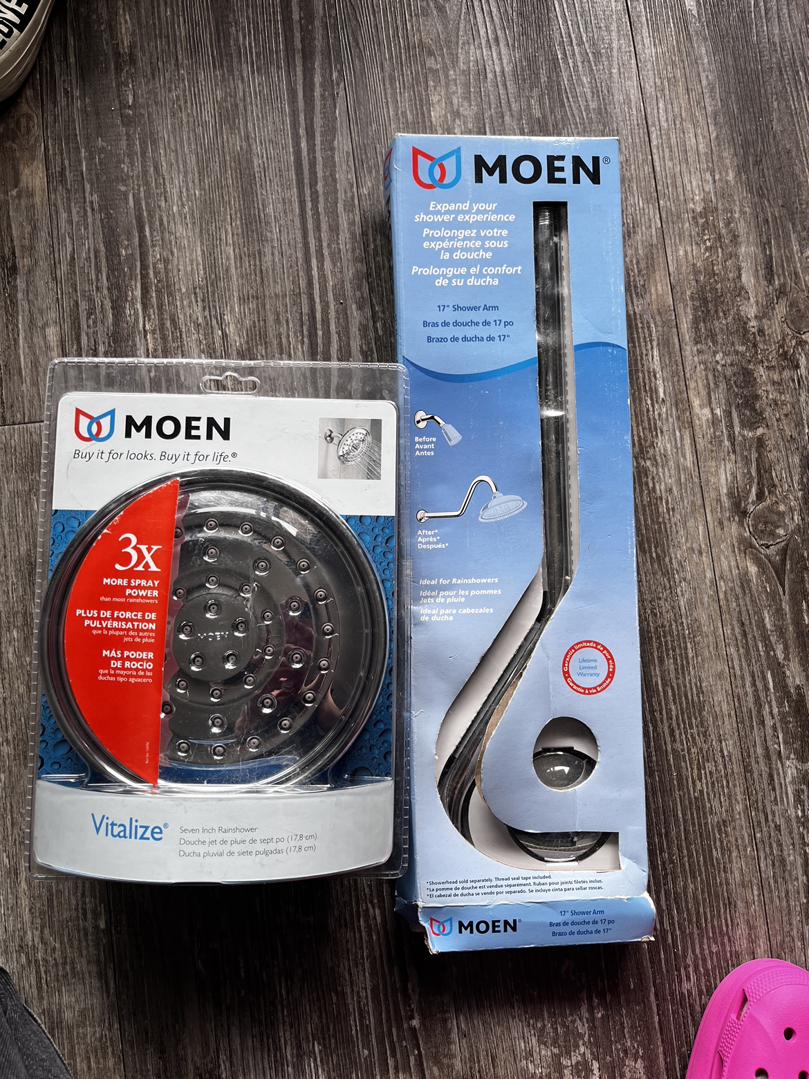 Shower Head + M-Line Shower Arm Flange thumbnail