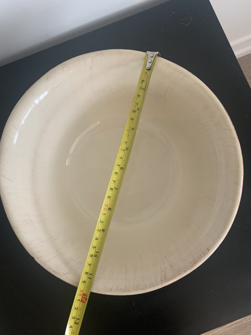 Large ceramic bowl made in Italy - vintage Pier 1 Imports image indicator(2)
