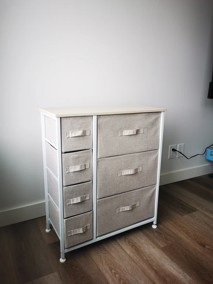 7 Drawer Fabric Dresser Storage Tower - photo 3