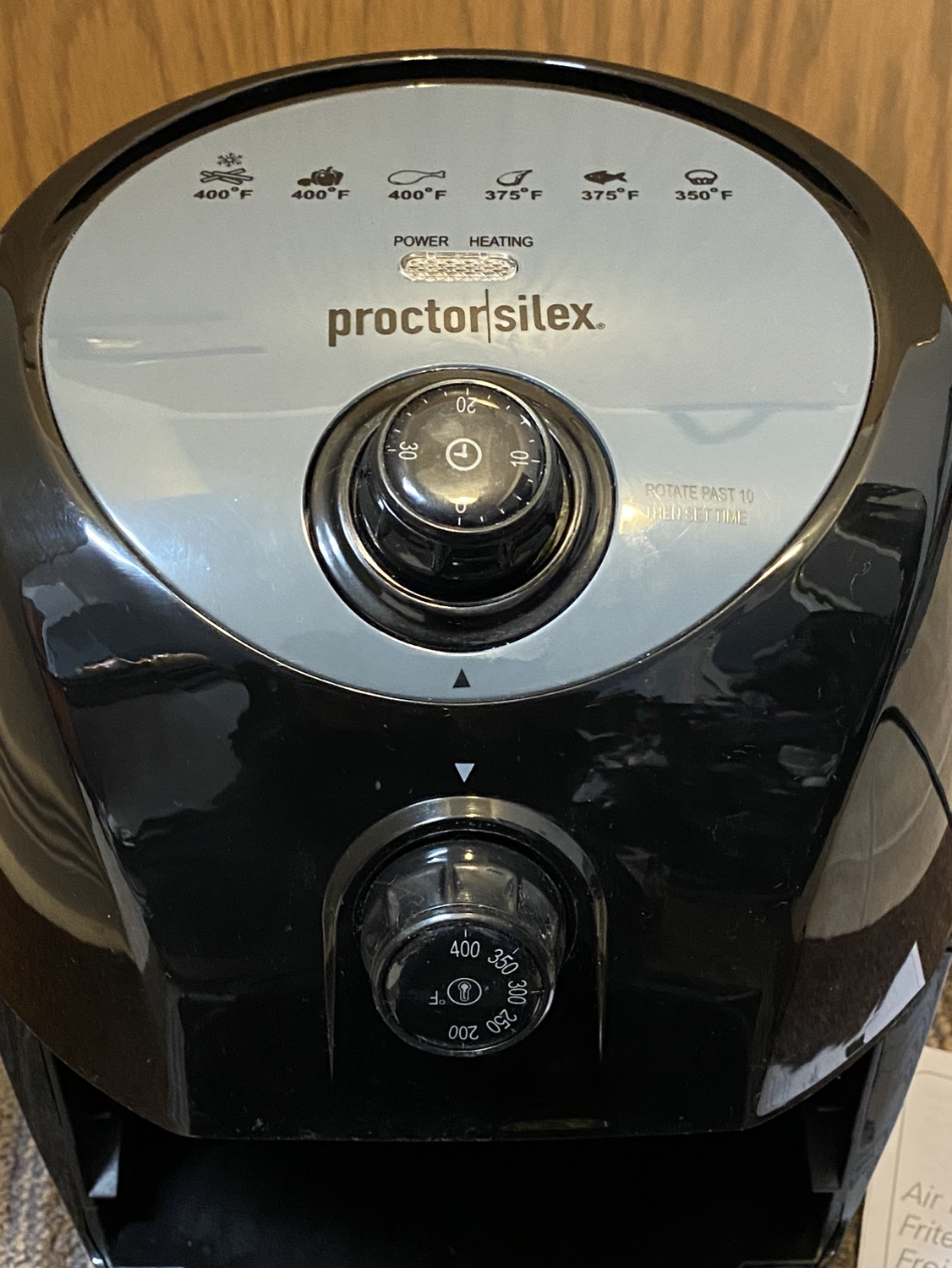 Proctor Silex Air Fryer 1.5 litre image indicator(5)