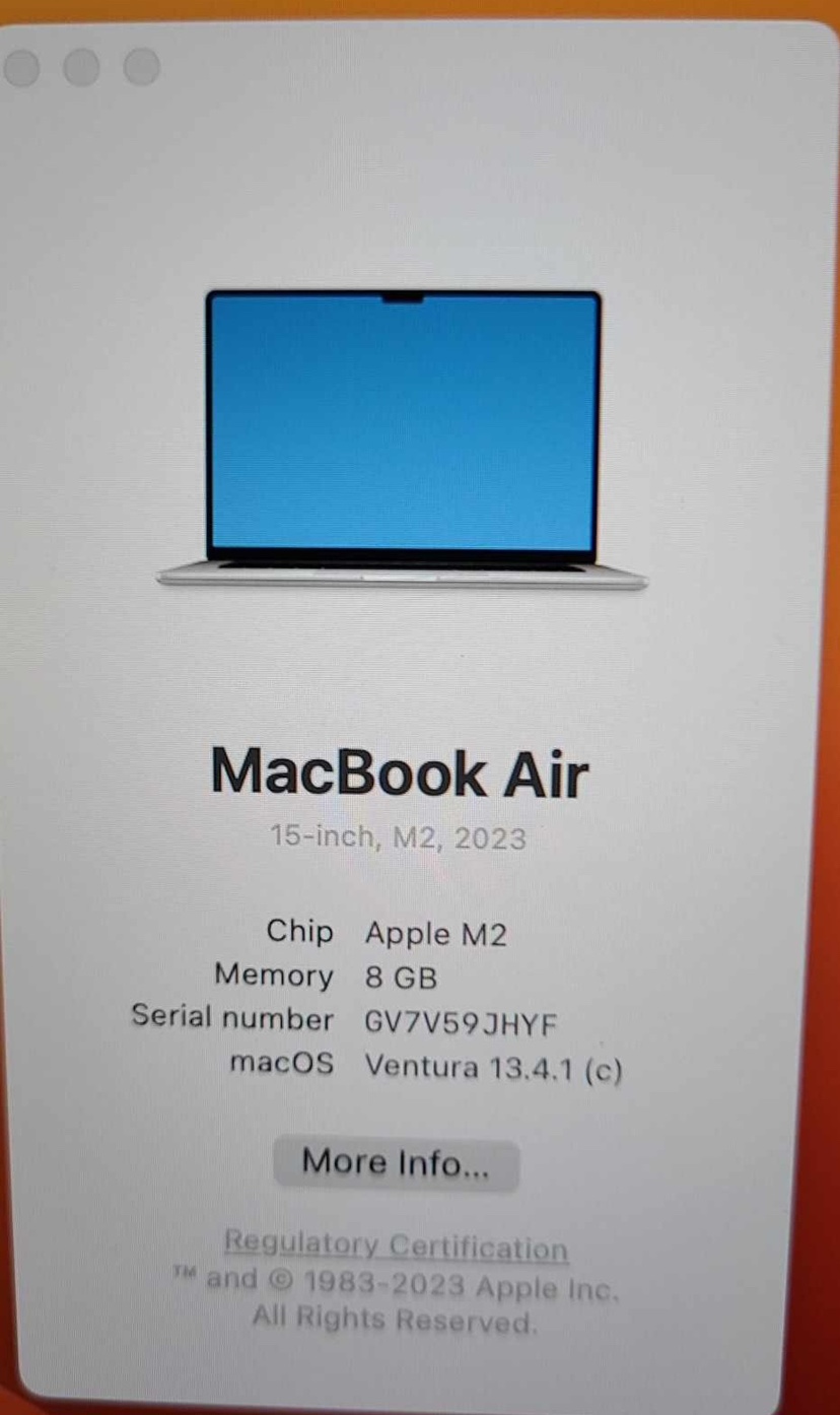 Macbook Air M2 2023 - photo 4
