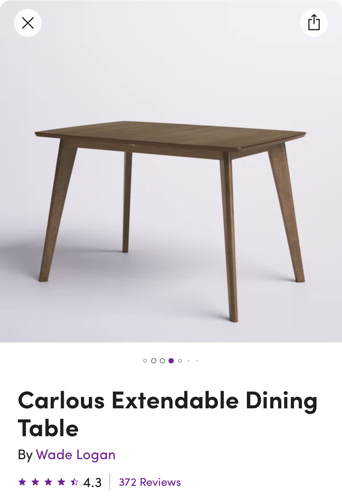 Extendable dining table for sale - photo 2