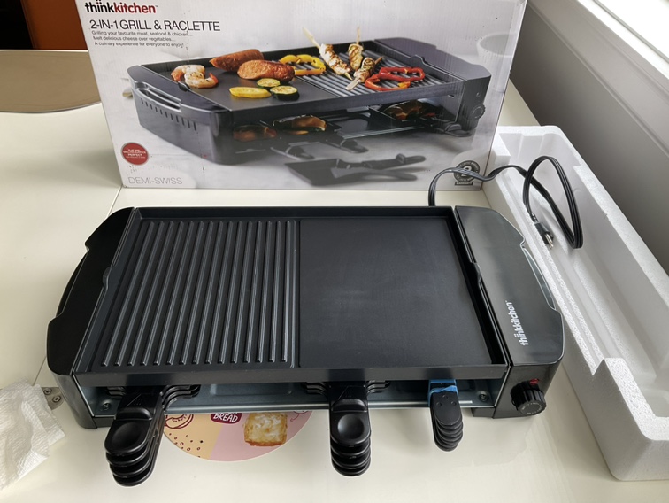 Demi-Swiss 2-in-1 Grill and Raclette